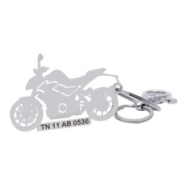  Customized Your Own Bike model Keychain with your own Personolized number 